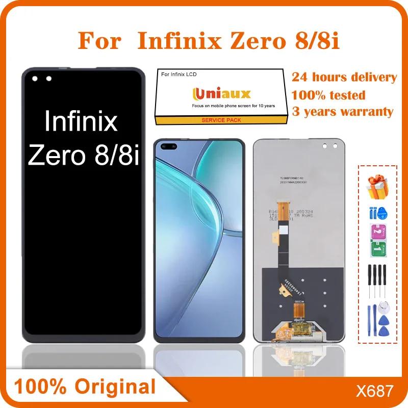 Infinix Zero 8 X687 LCD ÷ ġ ũ Ÿ   ü ǰ, Zero 8i X687B LCD, 6.85 ġ 